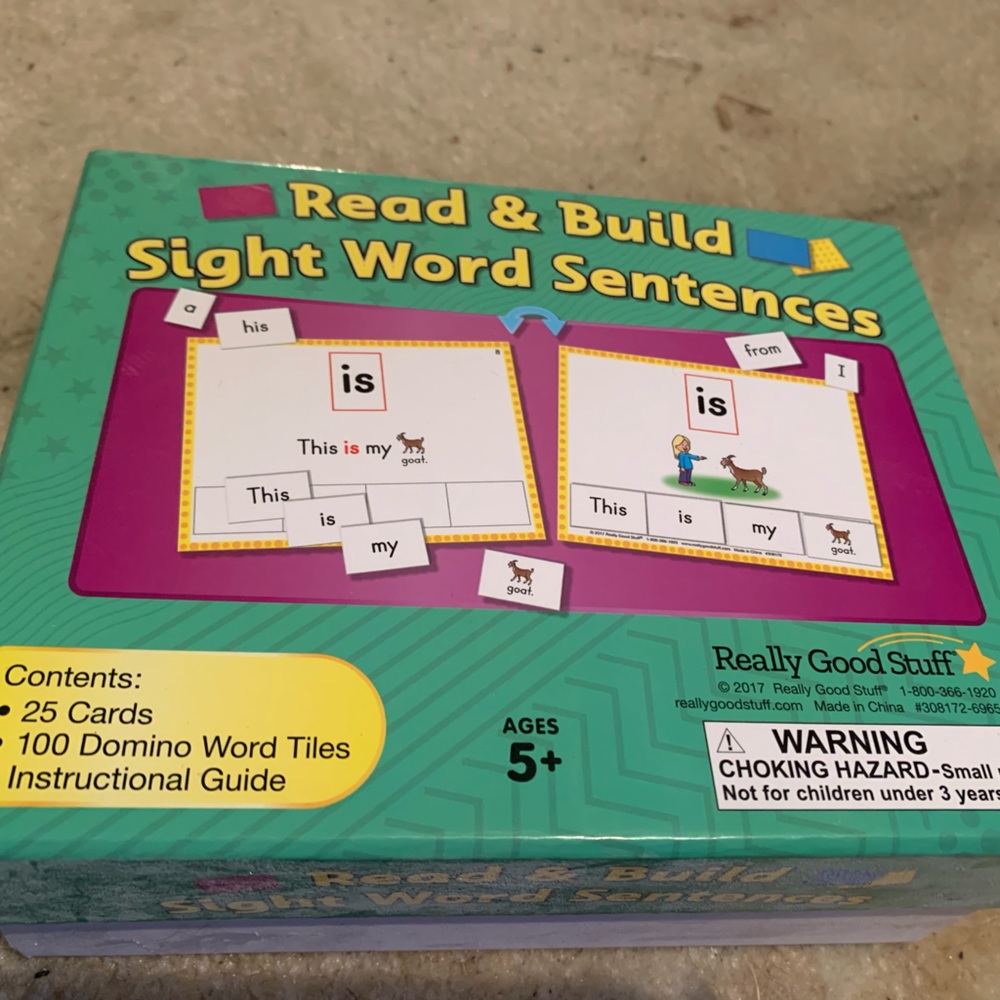 Sight word  sentence builder